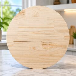 Round Table Top Ø90cm Solid Wood Pine Dining Coffee Tables Indoor Furniture