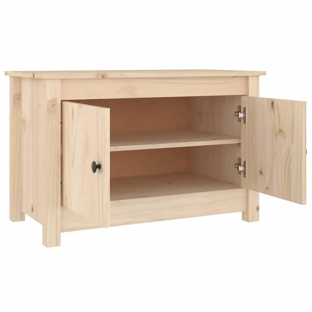 Shoe Cabinet Storage Cupboard 70x38x45.5cm 2 Tier Organiser Brown