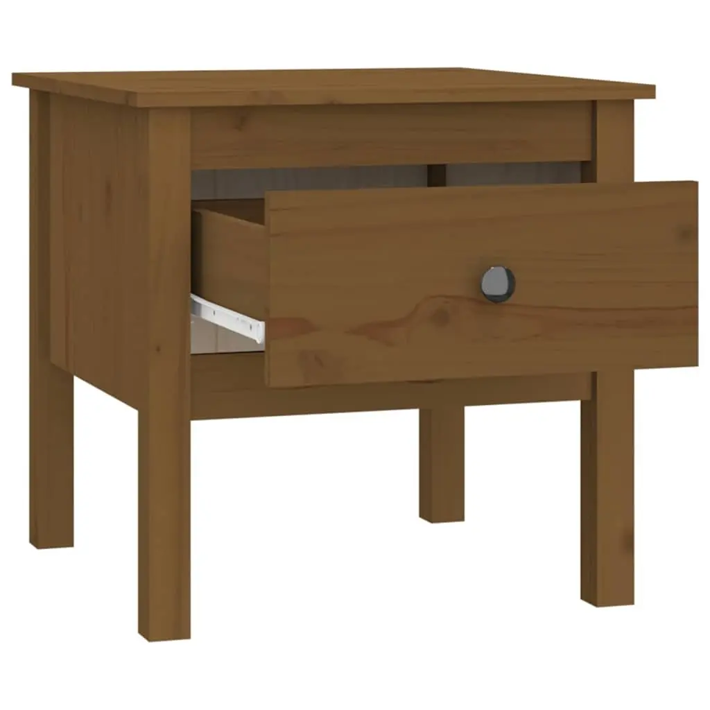 End Tables 2 pcs Solid Wood Pine Side Table Living Room Bedroom Nightstand