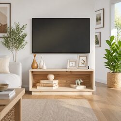 Reliable and Practical TV Cabinet 90x35x35 cm Pine Wood