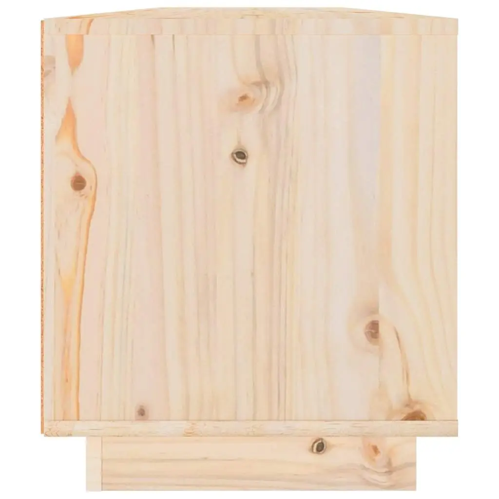 Solid Wood TV Cabinet with Ample Storage 110x34x40 cm