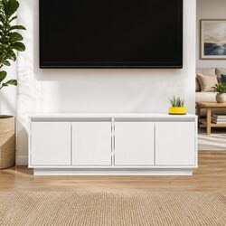Reliable and Practical White TV Cabinet for Your Home