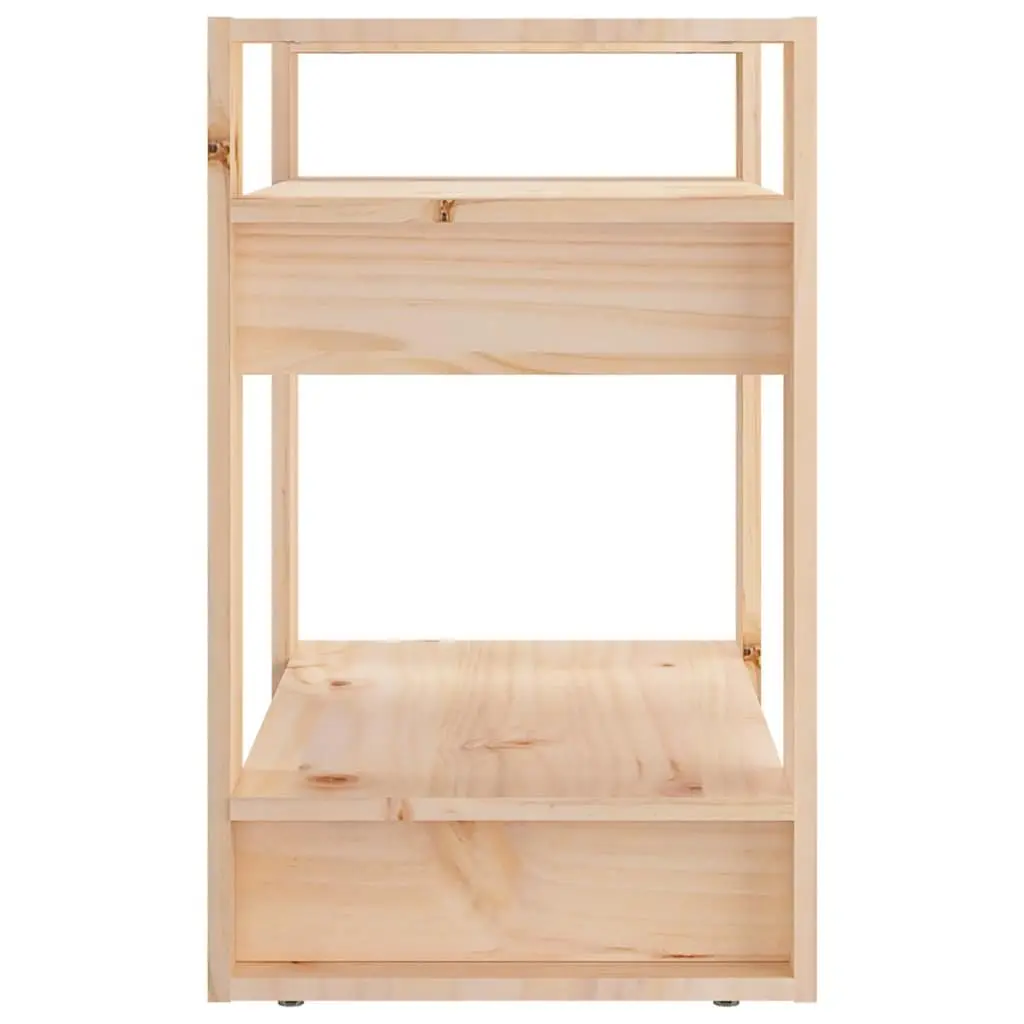 Solid Pine Book Cabinet 60x35x57cm