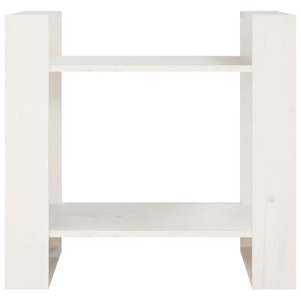 White Wooden Book Cabinet with Ample Storage