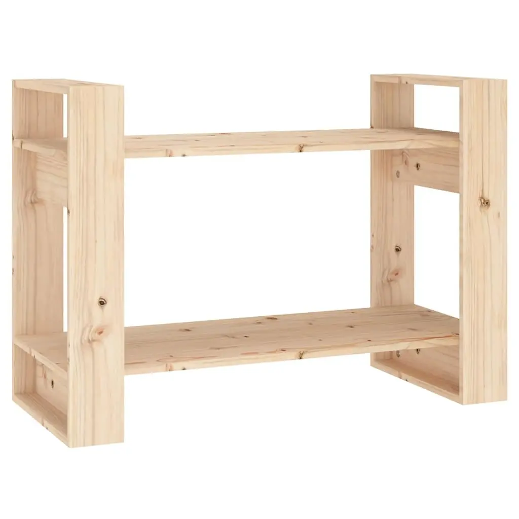 Book Cabinet Room Divider, 80x35x56.5cm Solid Pine