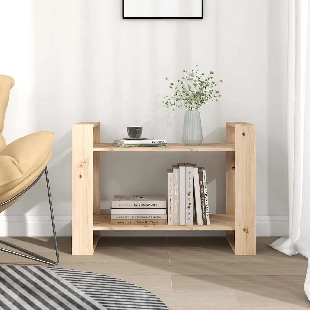 Book Cabinet Room Divider, 80x35x56.5cm Solid Pine