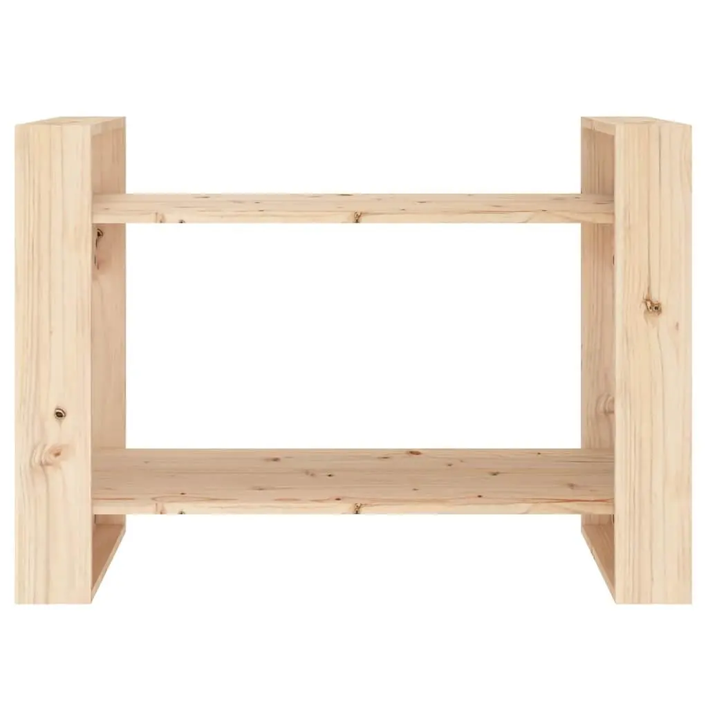 Book Cabinet Room Divider, 80x35x56.5cm Solid Pine