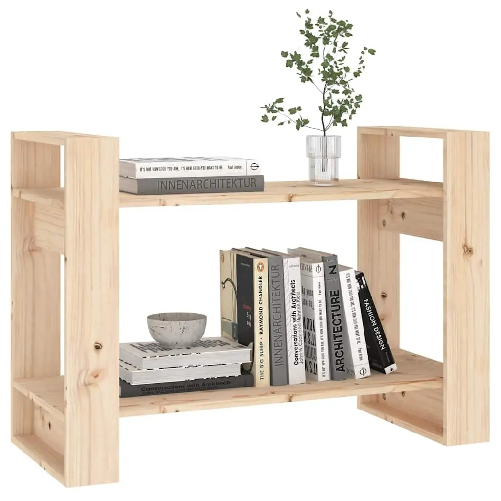 Book Cabinet Room Divider, 80x35x56.5cm Solid Pine