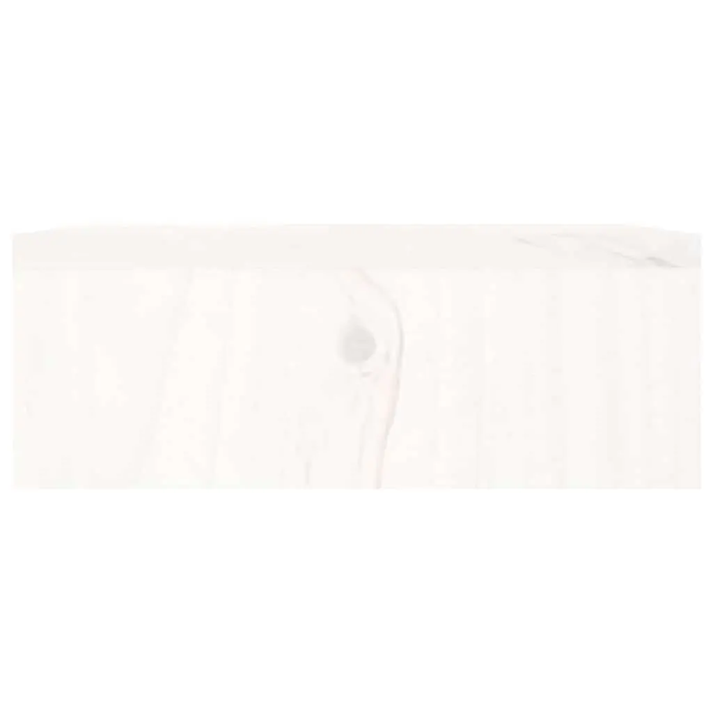 Monitor Stand White Solid Pine Wood Computer Riser Desk Organizer 100cm