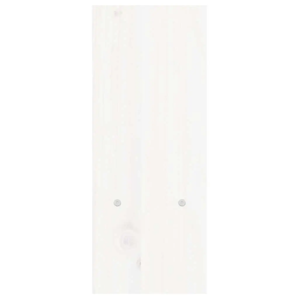 Monitor Stand Adjustable Solid Wood Pine White 39 to 72 cm