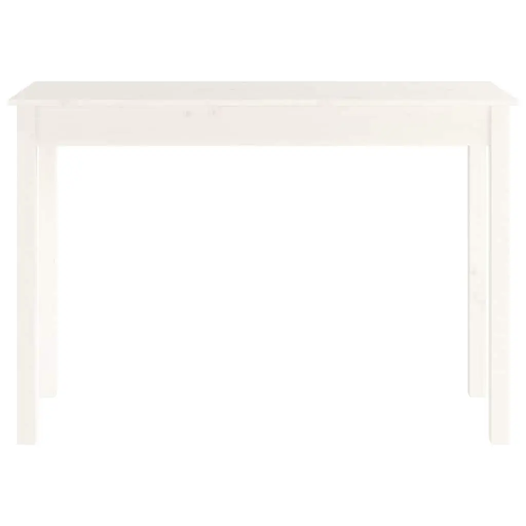 Console Table White 110x40x75 cm Wooden Accent Display Furniture