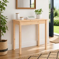 Console Table 80x40x75cm Wooden Side Entry Hall Display Accent Furniture