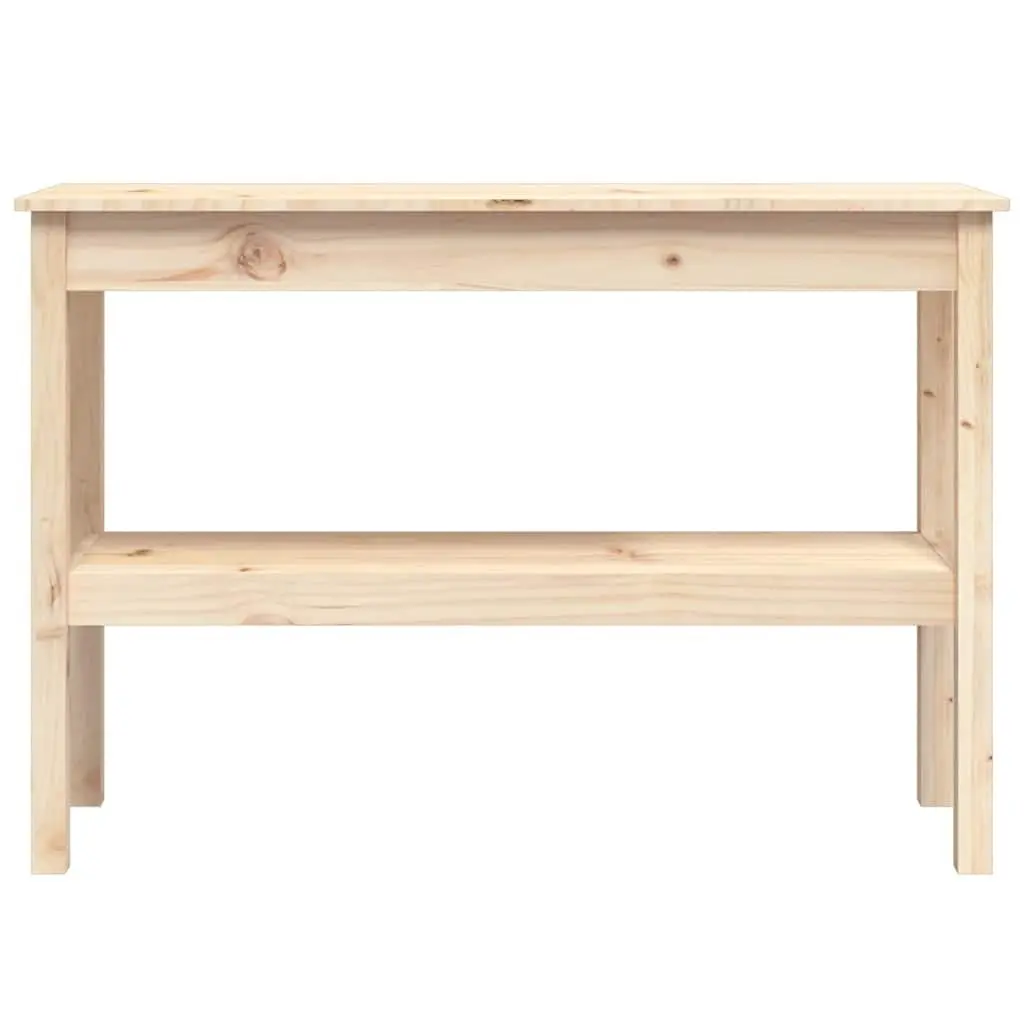 Console Table 110x40x75 cm Solid Pine Wood Hall Accent Furniture Storage Shelf