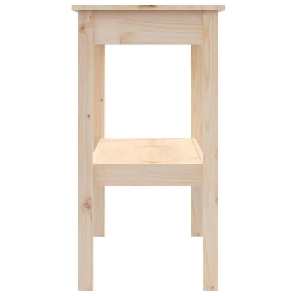 Console Table 110x40x75 cm Solid Pine Wood Hall Accent Furniture Storage Shelf