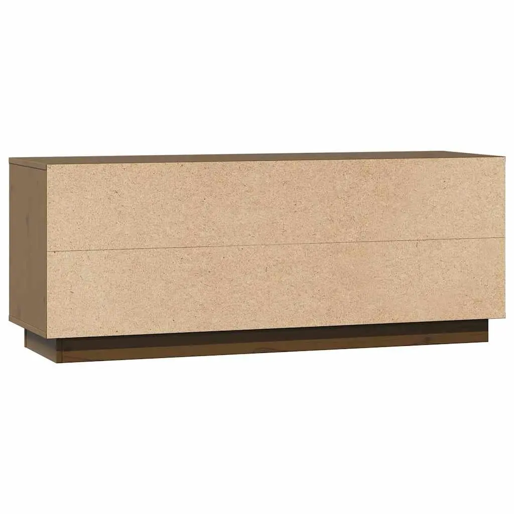 Solid Pine Wood TV Cabinet for Media Needs