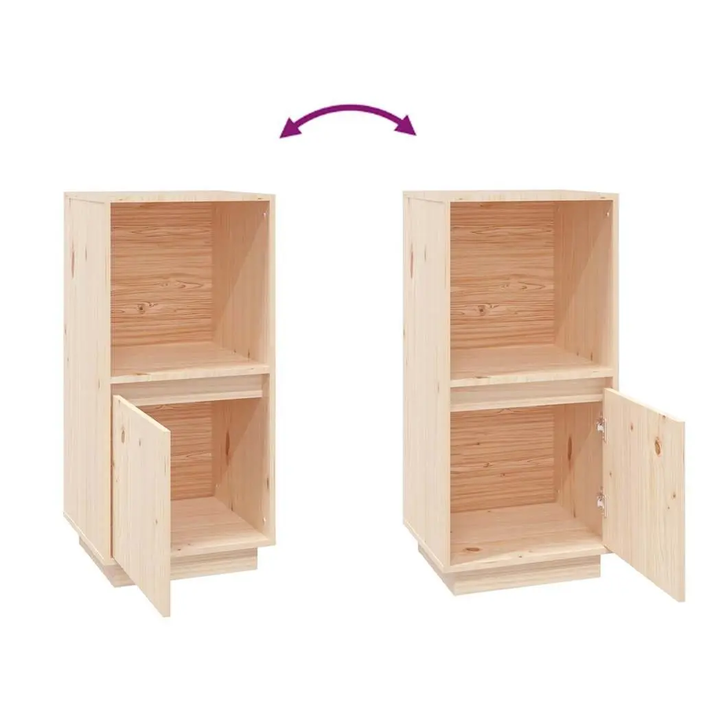 Solid Pine Sideboard for Living Room Storage