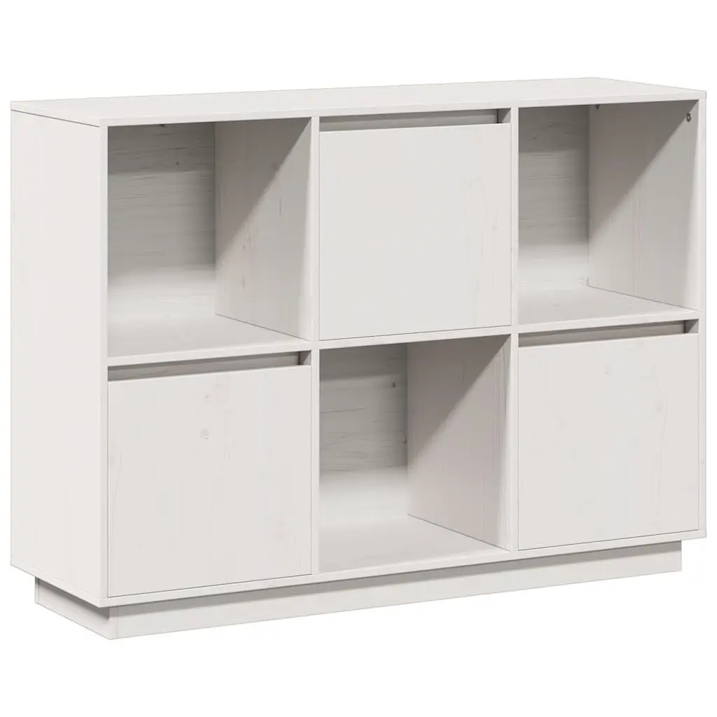 White Sideboard in Solid Pine Wood