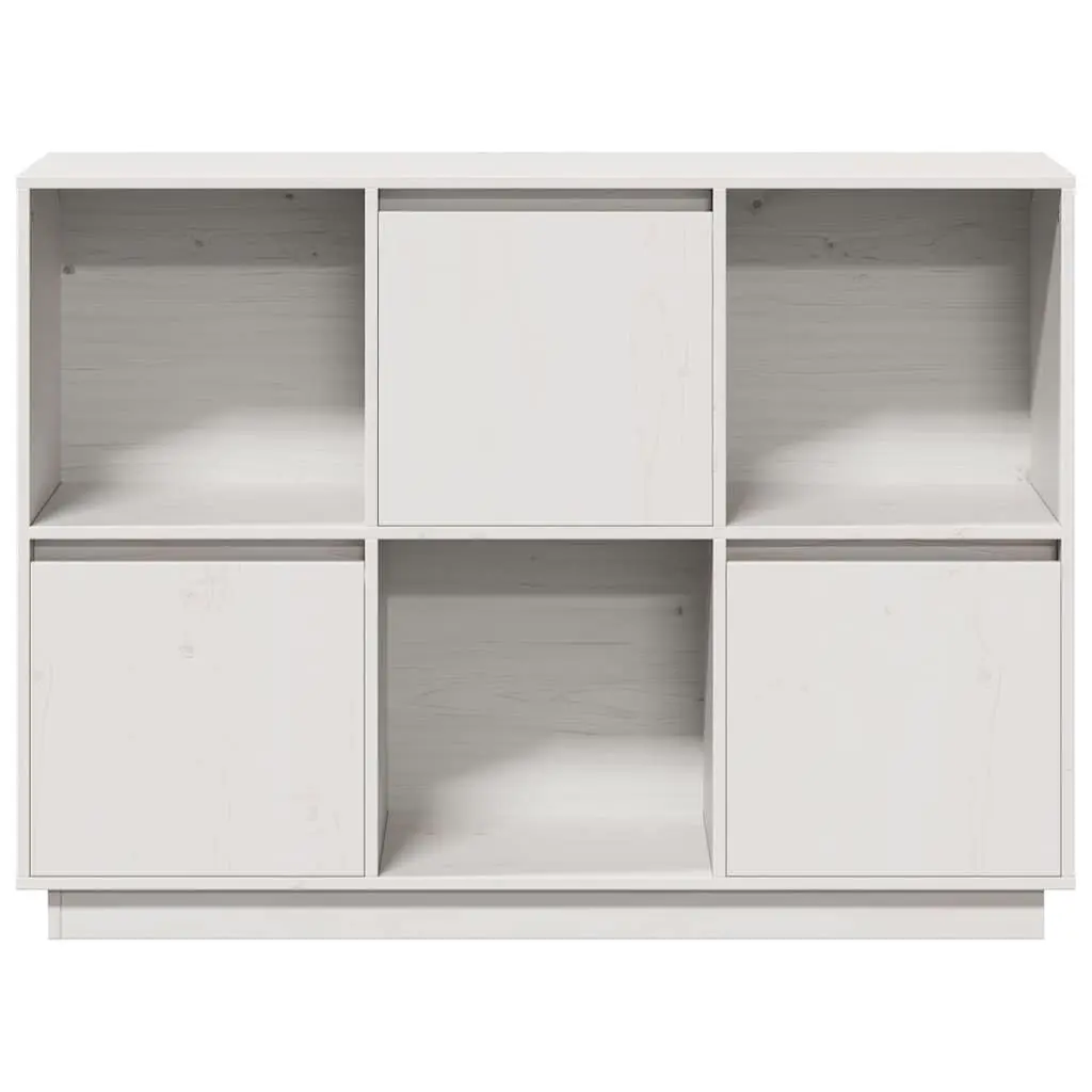 White Sideboard in Solid Pine Wood