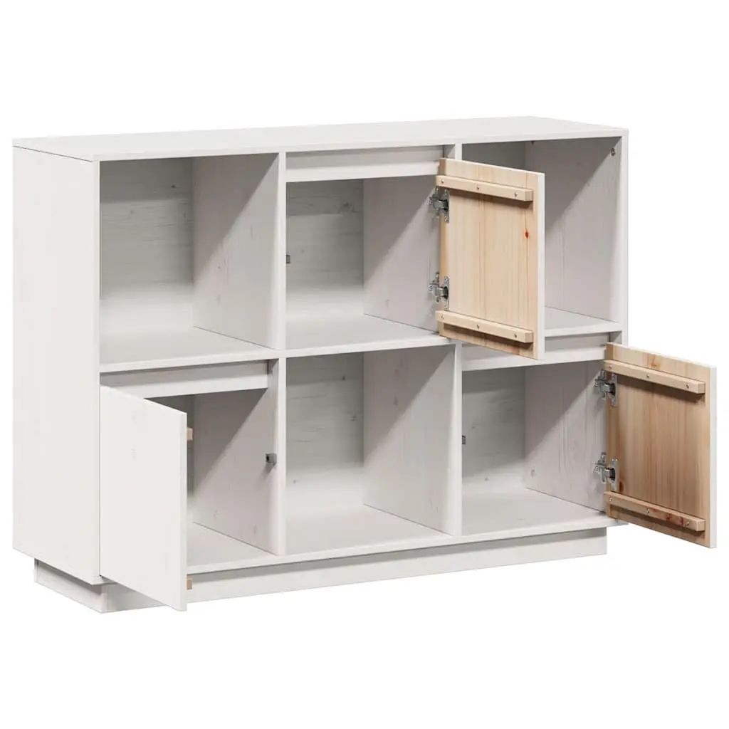 White Sideboard in Solid Pine Wood