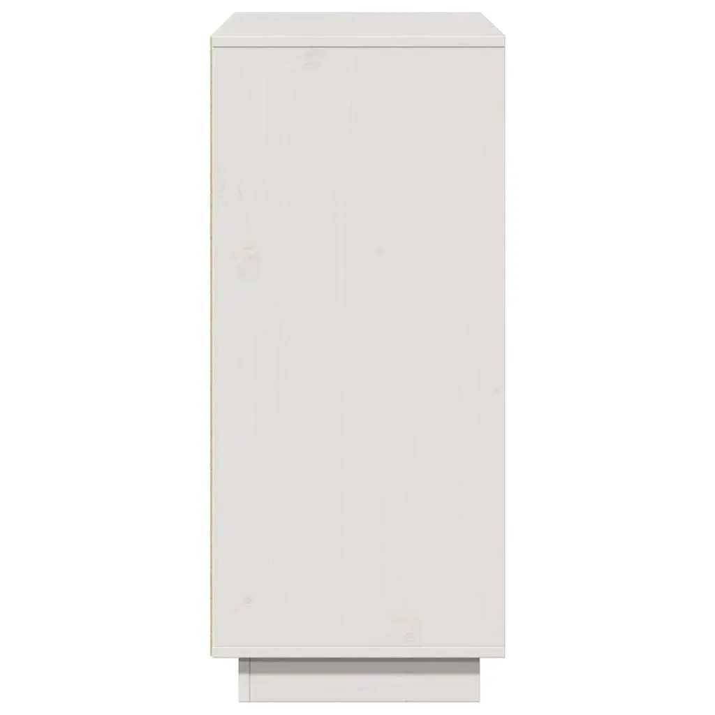 White Sideboard in Solid Pine Wood
