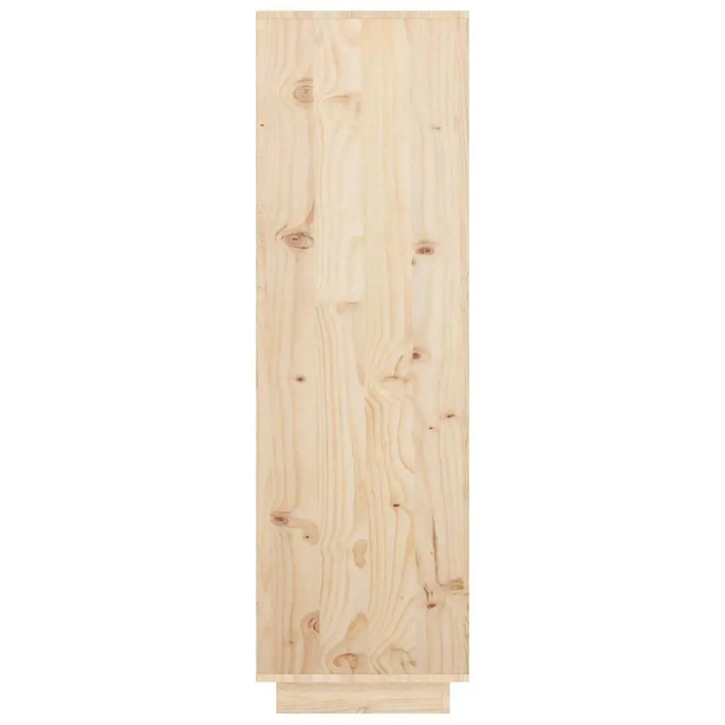 Solid Pine Highboard Cabinet for Organizing 38x35x117cm