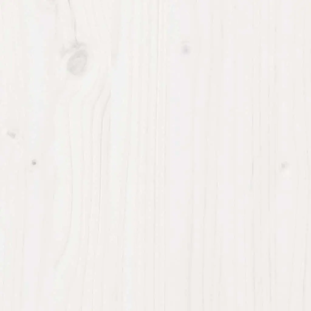 Highboard White Solid Pine Wood Storage Cabinet Sideboard Cupboard 74x35x117cm