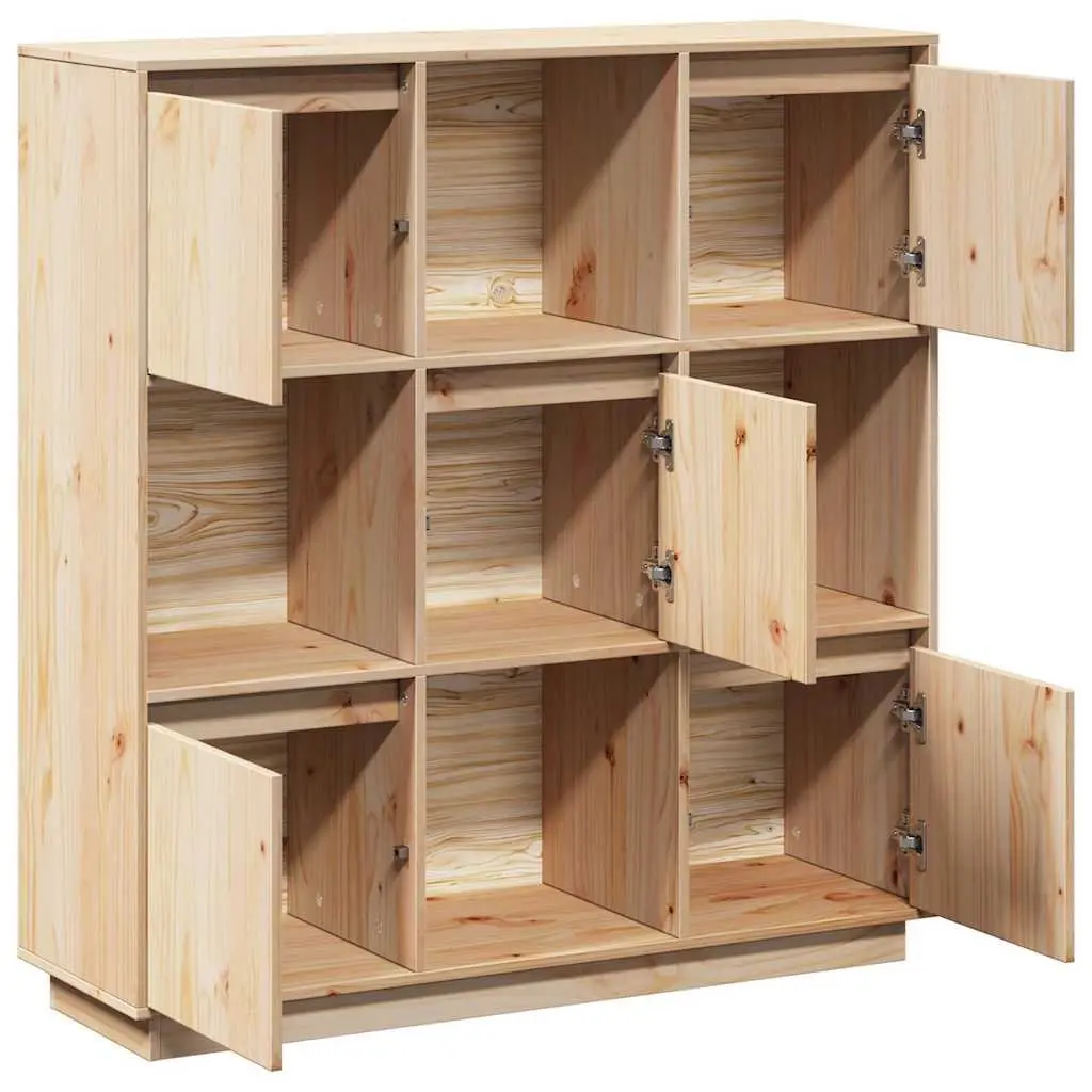 Highboard Cabinet 110.5x35x117cm 5 Door Storage Buffet Sideboard Furniture