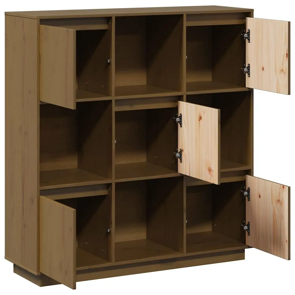 Solid Pine Highboard with Ample Storage Space
