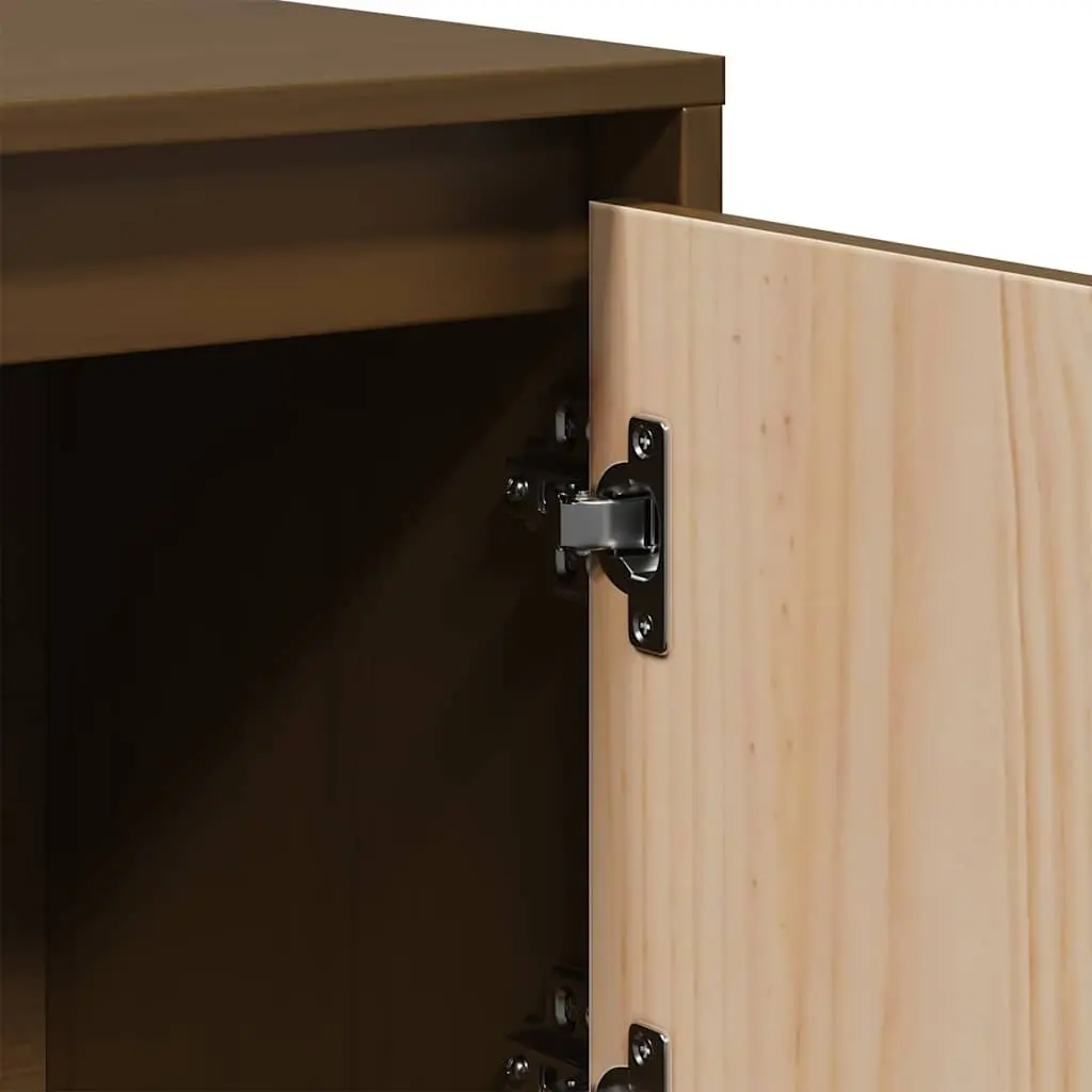 Solid Pine Highboard with Ample Storage Space