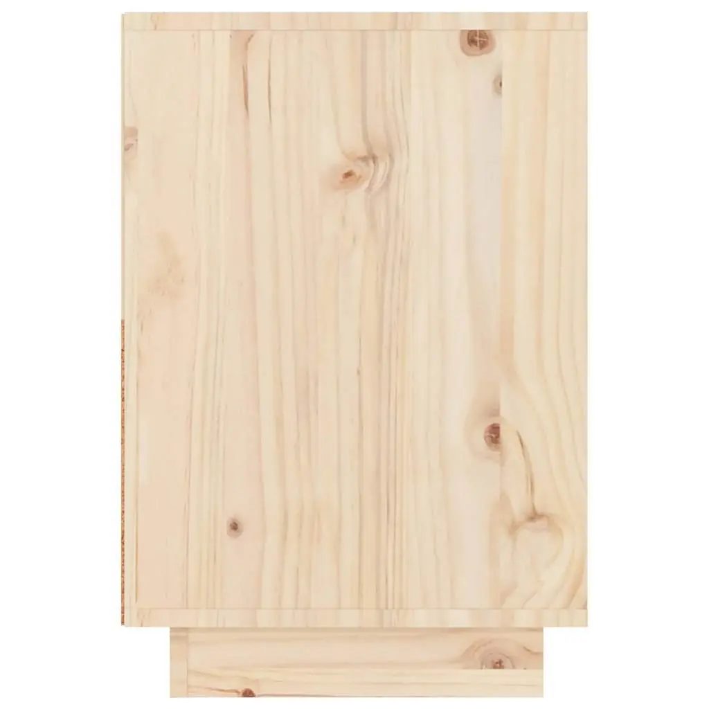 Bedside Cabinet 60x34x51cm Solid Wood Pine Drawer Compartment Storage Bedside
