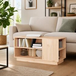 Reliable Brown Wooden TV Cabinet with Ample Storage