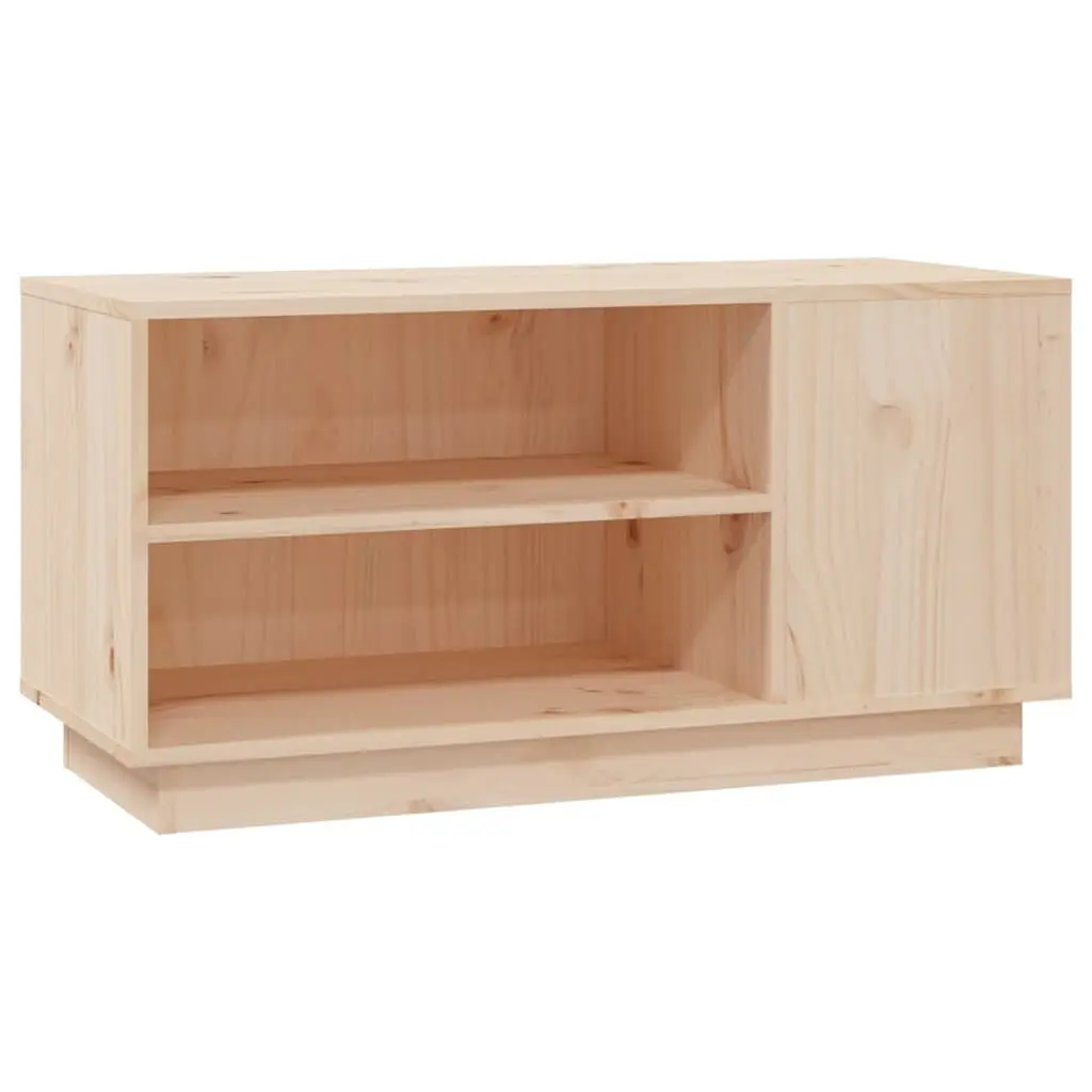 Brown Wooden TV Cabinet with Ample Storage