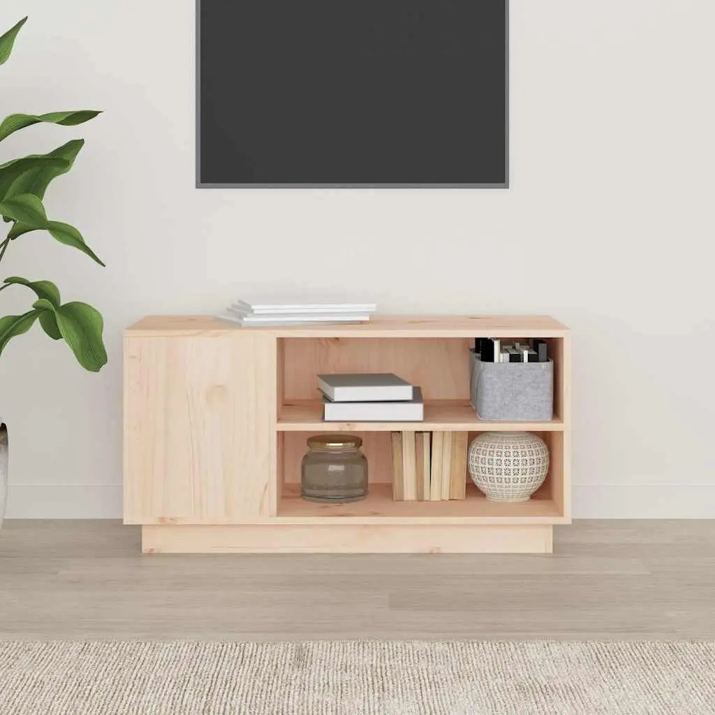 Brown Wooden TV Cabinet with Ample Storage