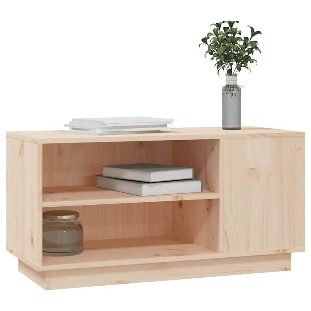 Brown Wooden TV Cabinet with Ample Storage