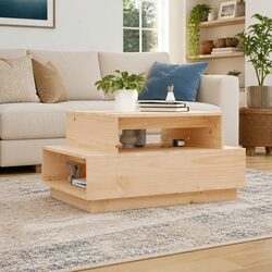 Durable Solid Pine Coffee Table for Practical Living