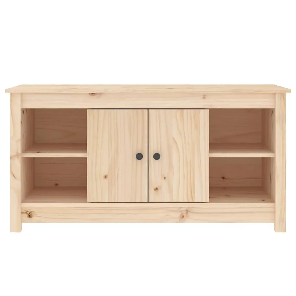 TV Cabinet Wooden Storage Unit 103x36.5x52 cm Brown