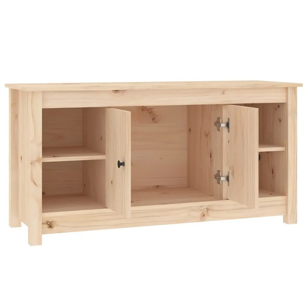 TV Cabinet Wooden Storage Unit 103x36.5x52 cm Brown