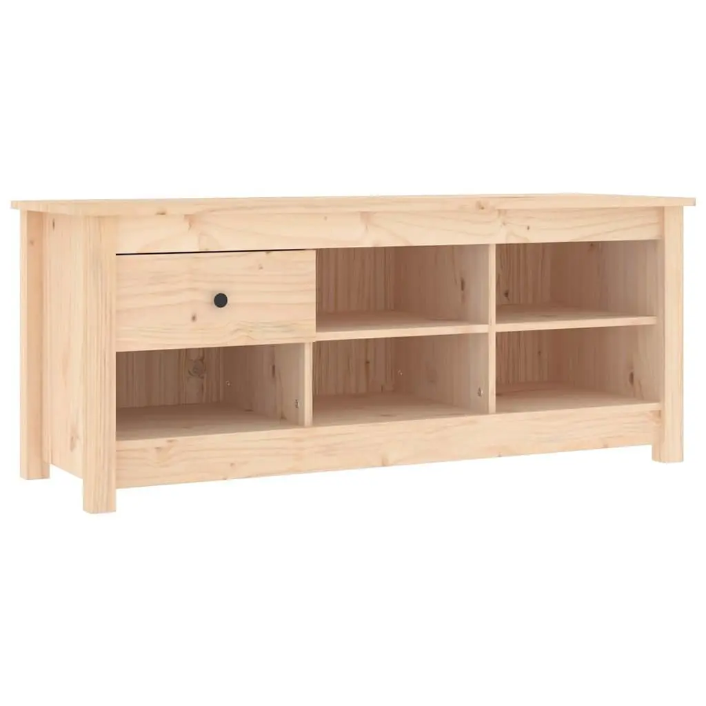 Shoe Cabinet Storage Rack 110x38x45.5 cm Brown Wooden Organiser Cupboard