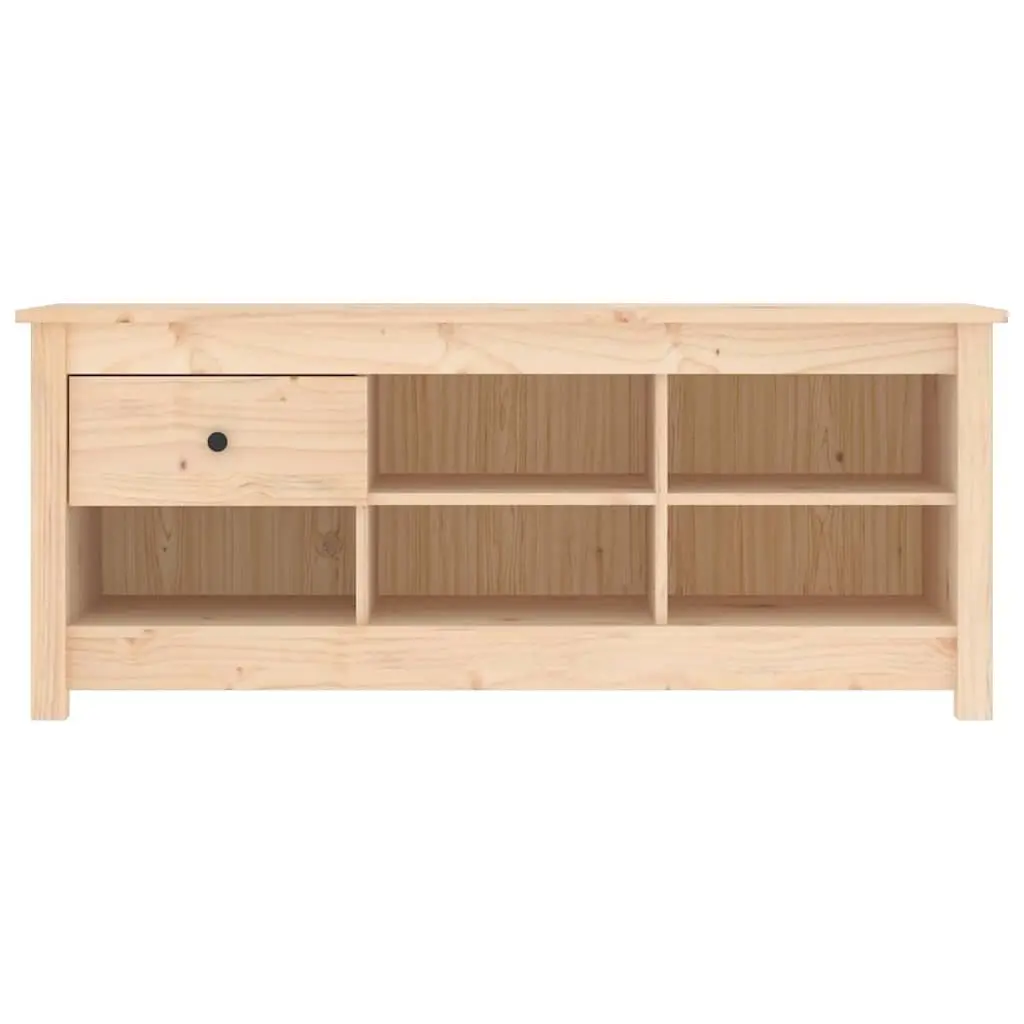Shoe Cabinet Storage Rack 110x38x45.5 cm Brown Wooden Organiser Cupboard