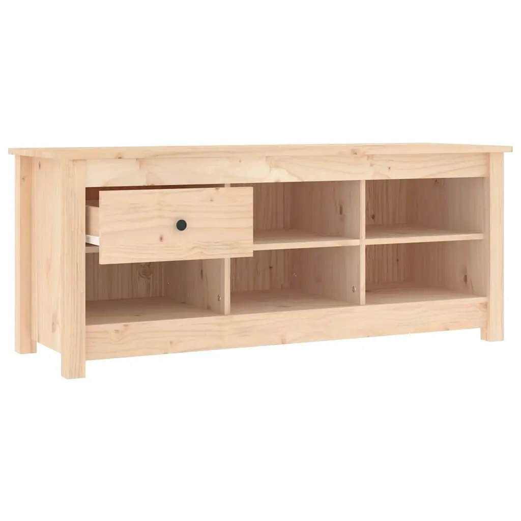 Shoe Cabinet Storage Rack 110x38x45.5 cm Brown Wooden Organiser Cupboard