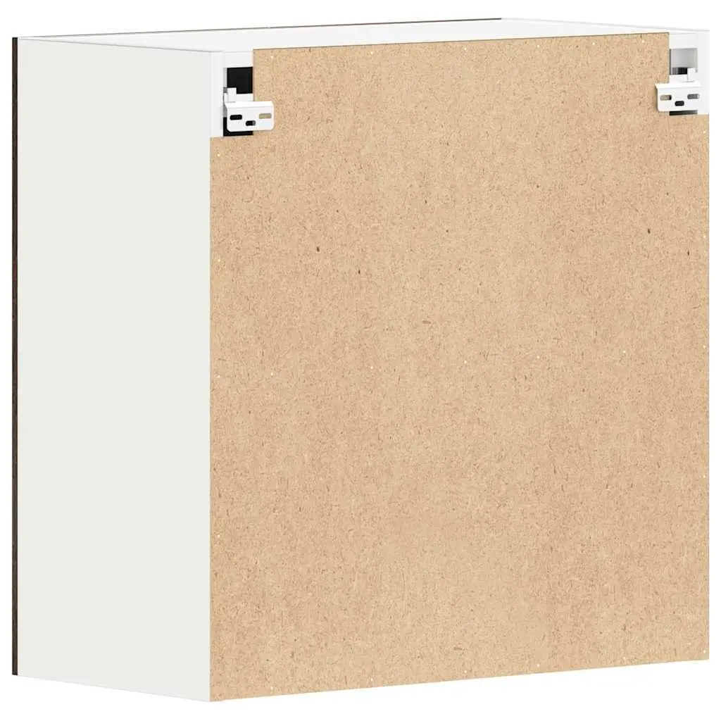 Hanging Cabinet Kitchen Storage Engineered Wood Brown 60x31x60 cm Wall Mount