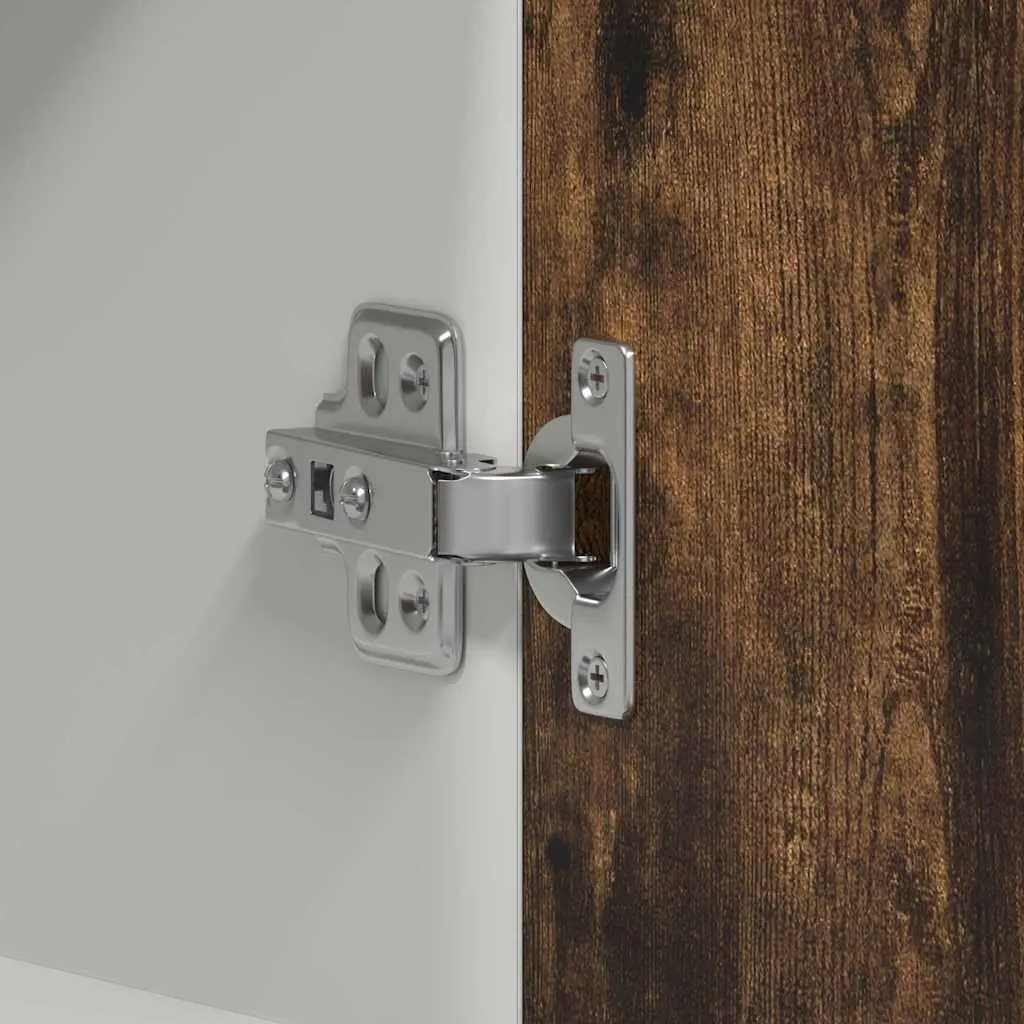 Hanging Cabinet Kitchen Storage Engineered Wood Brown 60x31x60 cm Wall Mount