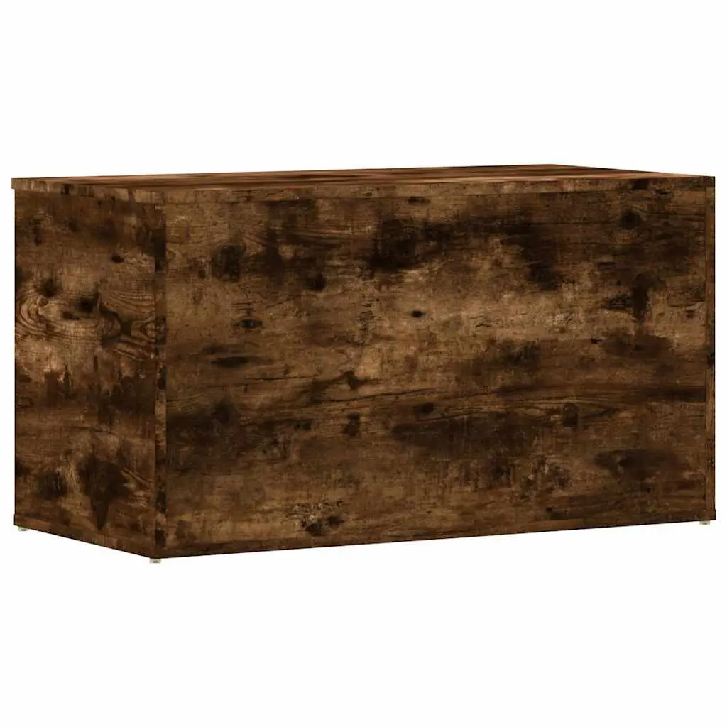 Storage Chest Brown Engineered Wood Organiser Box 84L x 42W x 46H cm