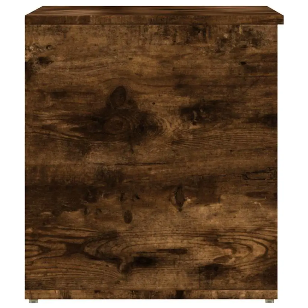Storage Chest Brown Engineered Wood Organiser Box 84L x 42W x 46H cm