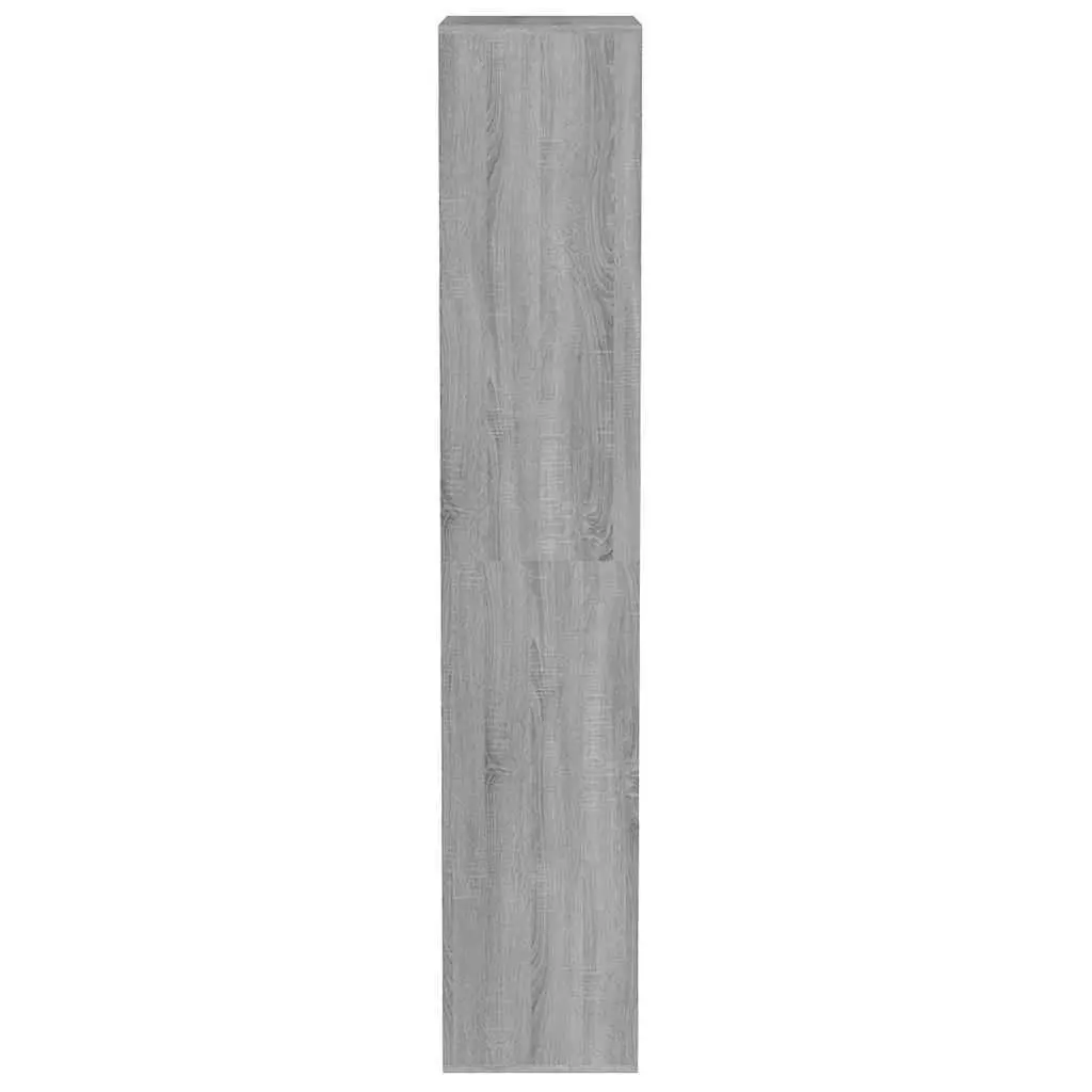 Shoe Cabinet Storage Organiser 54x34x183 cm Grey Engineered Wood