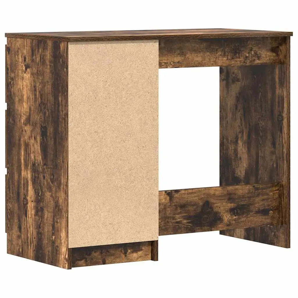 Office Desk Study Workstation 90x45x76 cm Brown Engineered Wood