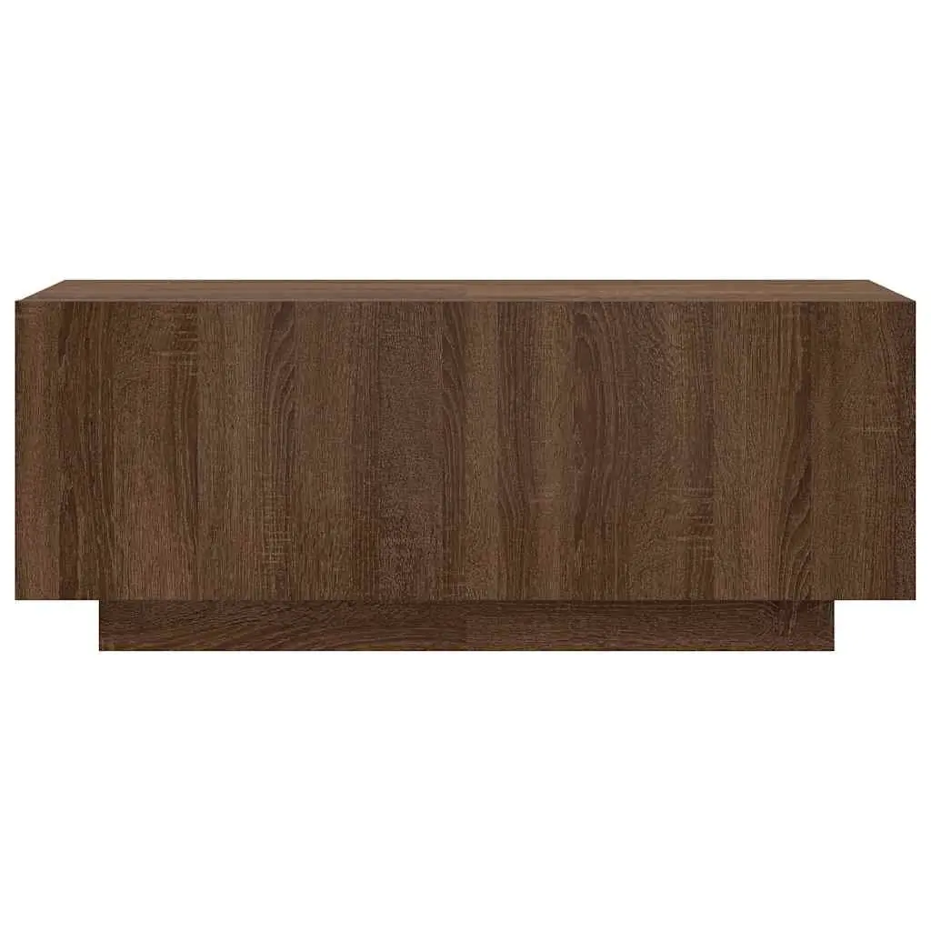 TV Cabinet Media Storage Unit 100x35x40 cm Brown Oak Engineered Wood