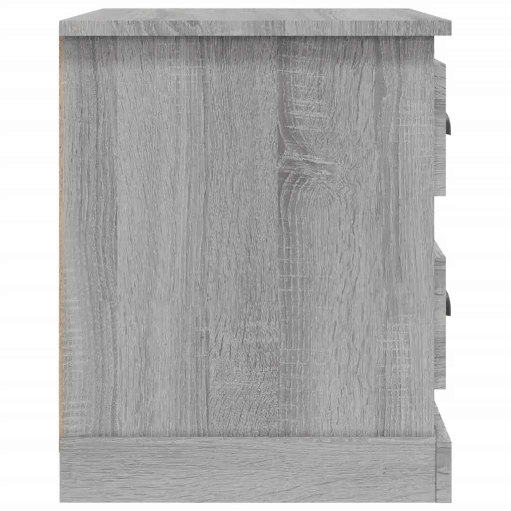 Grey Bedside Cabinet with Ample Storage