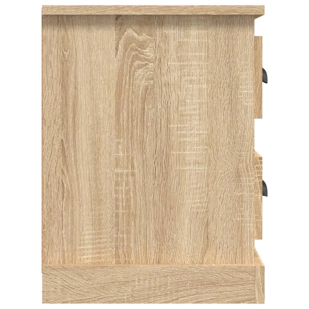 TV Cabinet Storage Unit with Drawers and Open Compartments Engineered Wood Brown 102 x 35.5 x 47.5 cm