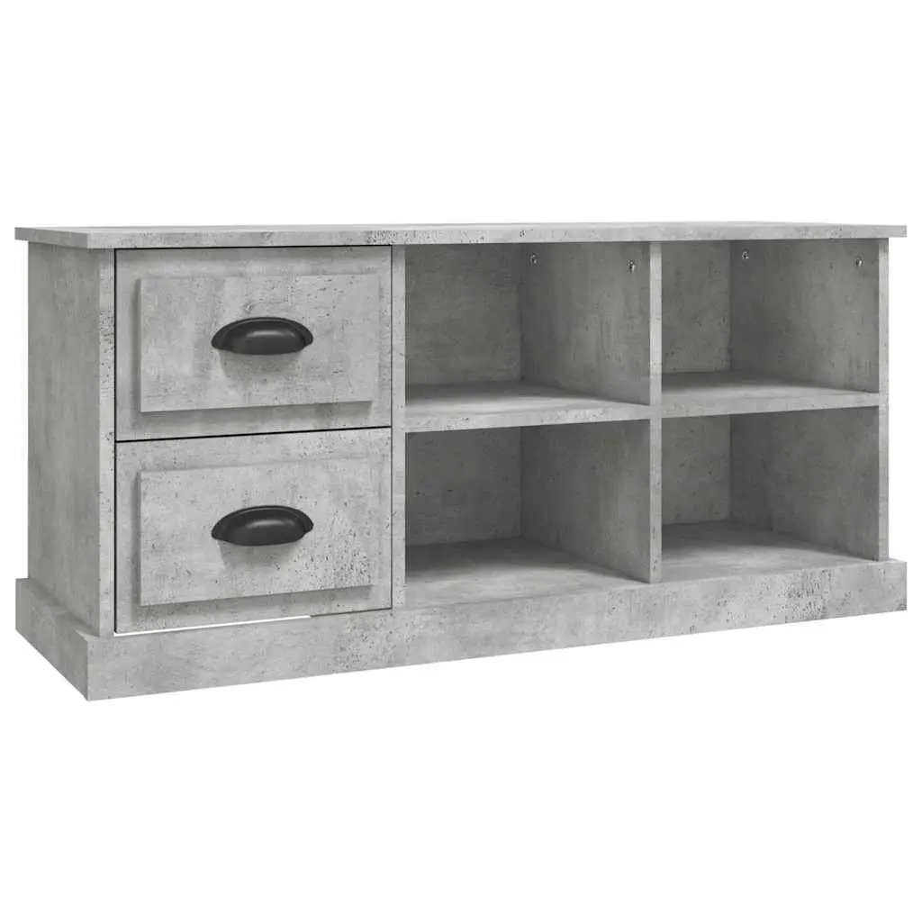 Grey TV Cabinet with Ample Storage